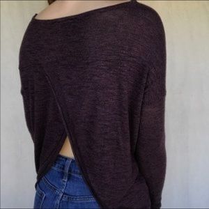 American Eagle Open Back Butterfly Style Top